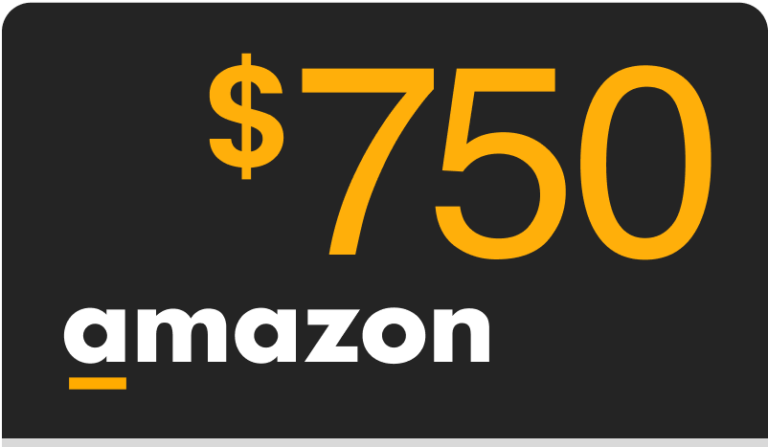 Get $750 Amazon Rewards now!