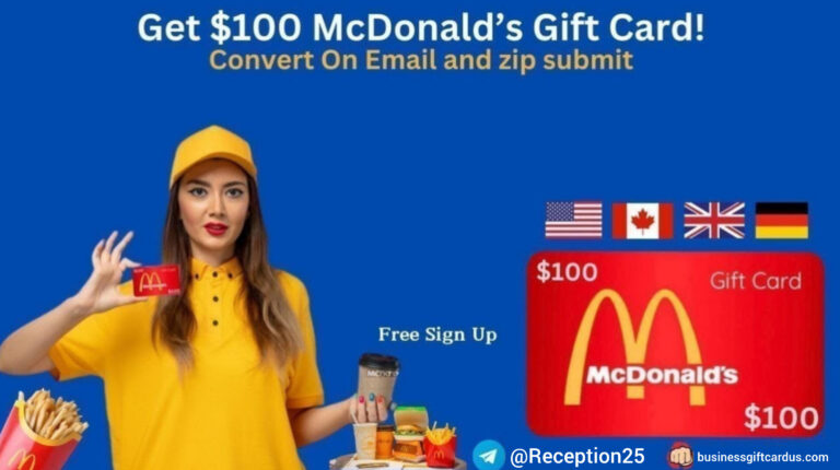 Win a $100 McDonald’s Gift Card!